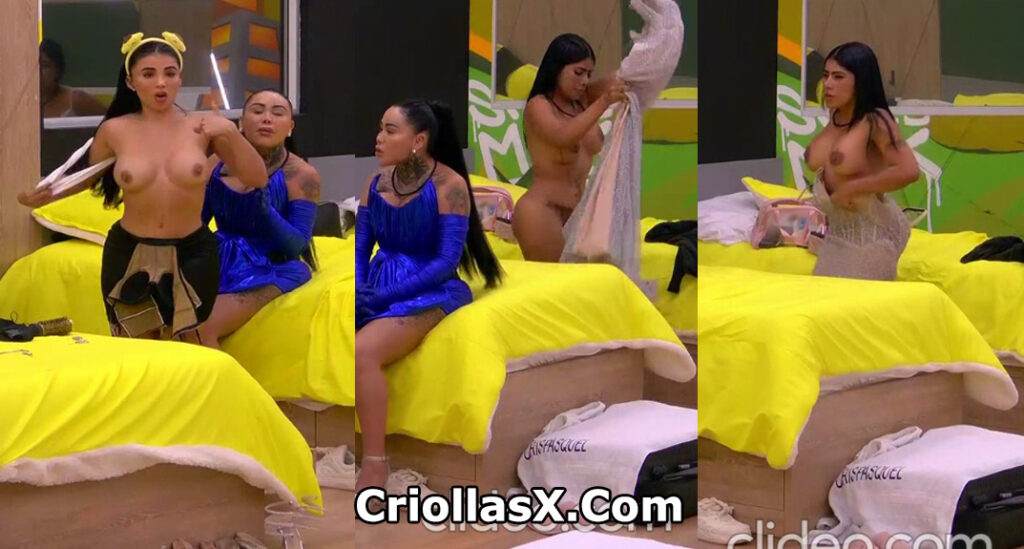 Karina Garcia y Cindy Ãvila La Toxi Costeña Desnudas en la Casa de los Famosos Colombia